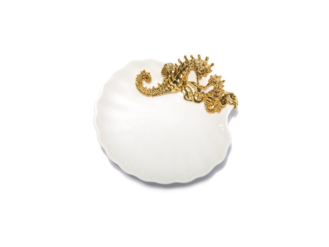 Seahorses Shell Dish 