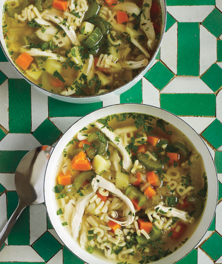 Lemony Chicken Noodle Soup