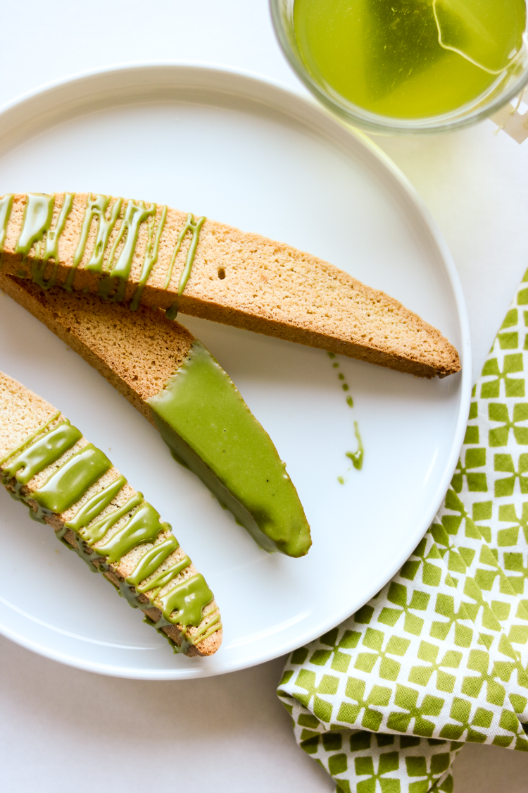 Matcha Biscotti