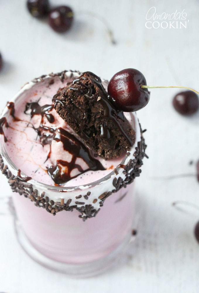 Cherry Fudge Chunk Freakshake