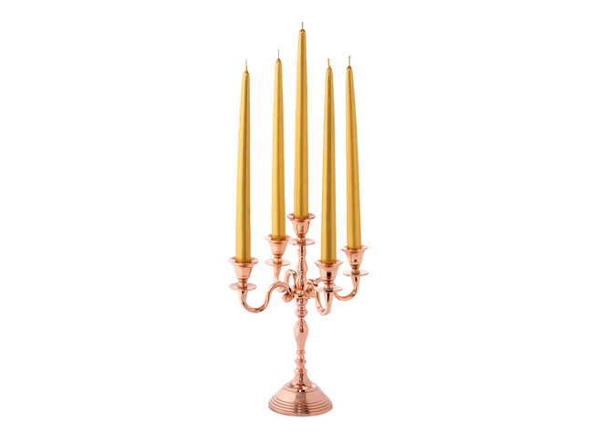 Rose Gold Candelabra