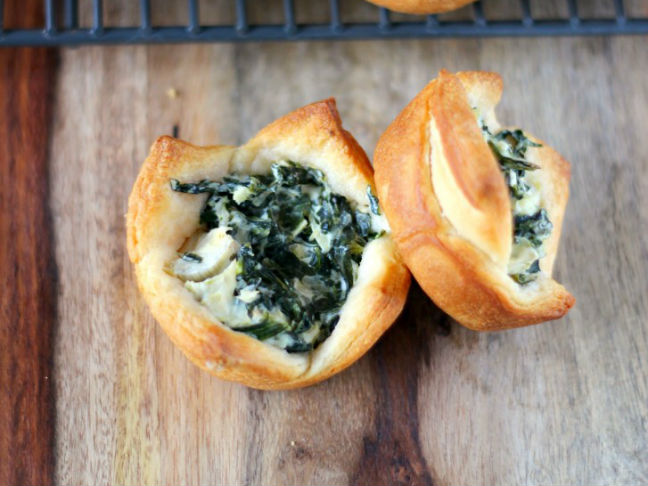 Spinach Artichoke Cups