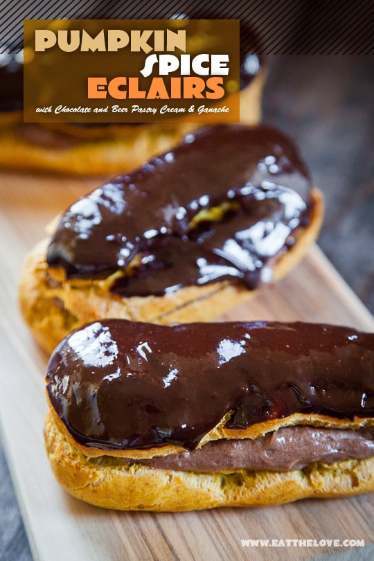 Pumpkin Spice Eclairs