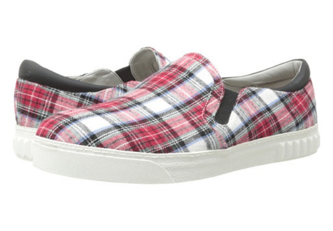 Circus by Sam Edelman Cruz Red Plaid Sneakers