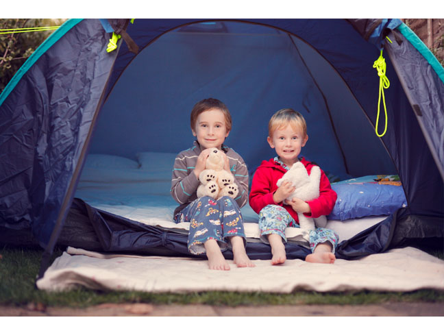 Host a backyard campout