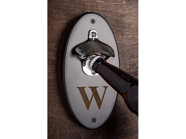 Personalized Wall Mount Bottle Opener