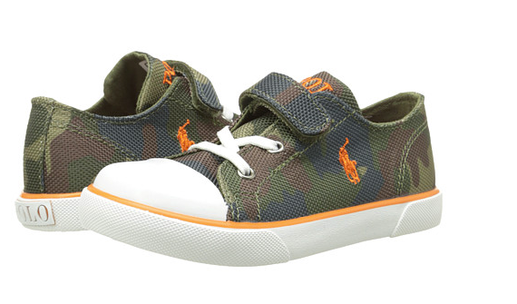 Polo Ralph Lauren Kids Carson Camo Sneakers