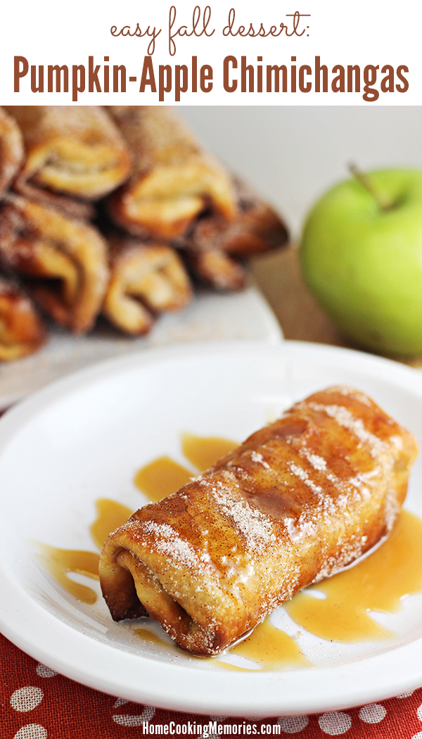 Pumpkin Apple Chimichangas