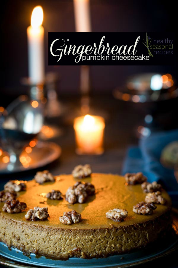 Gingerbread Pumpkin Cheesecake