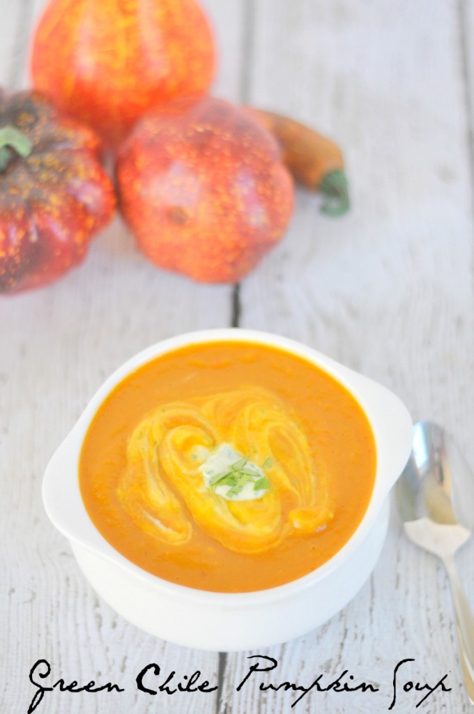 Green Chile Pumpkin Soup