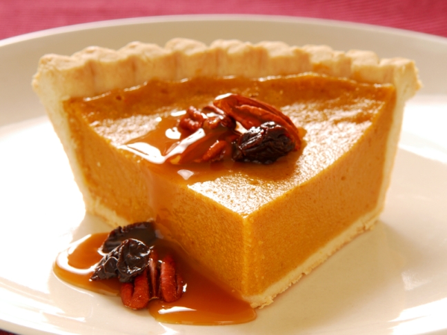 Salted Caramel Pumpkin Pie