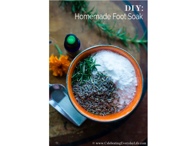 Aromatic Homemade Foot Soak