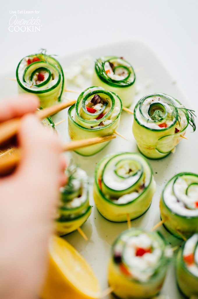 Greek Salad Sushi 