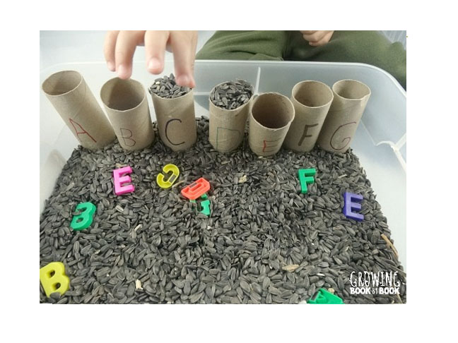 AB Seed Sensory Bin