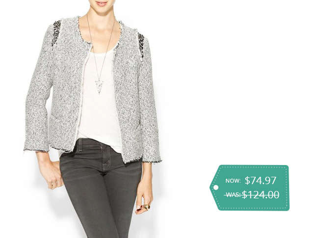 MM Couture Embellished Tweed Jacket