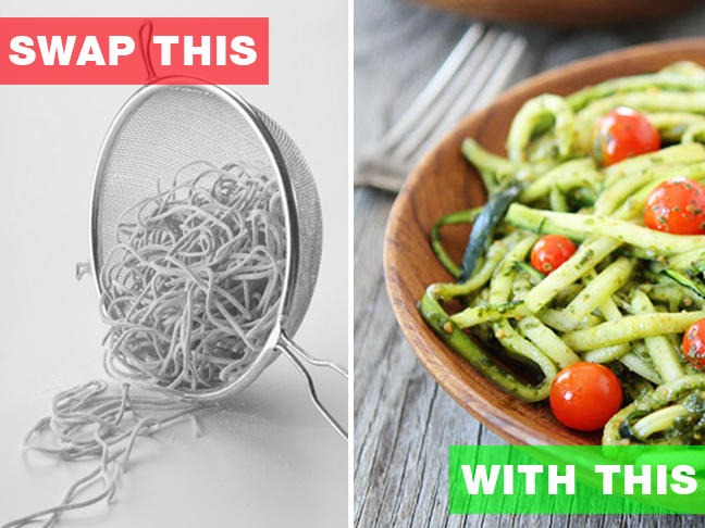 Swap pasta for...