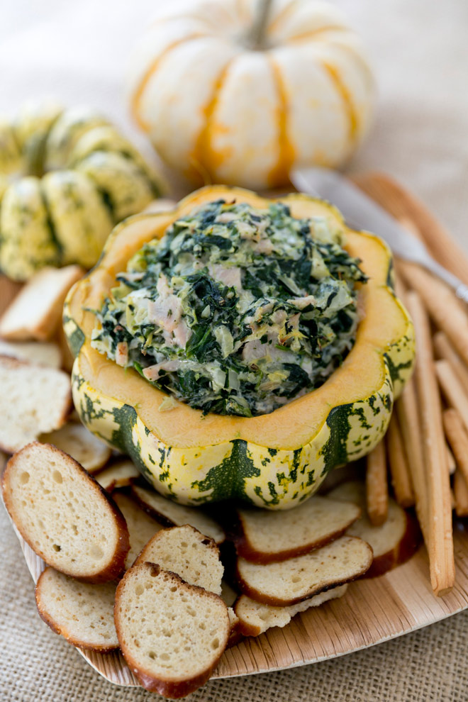 Turkey Spinach and Artichoke Dip