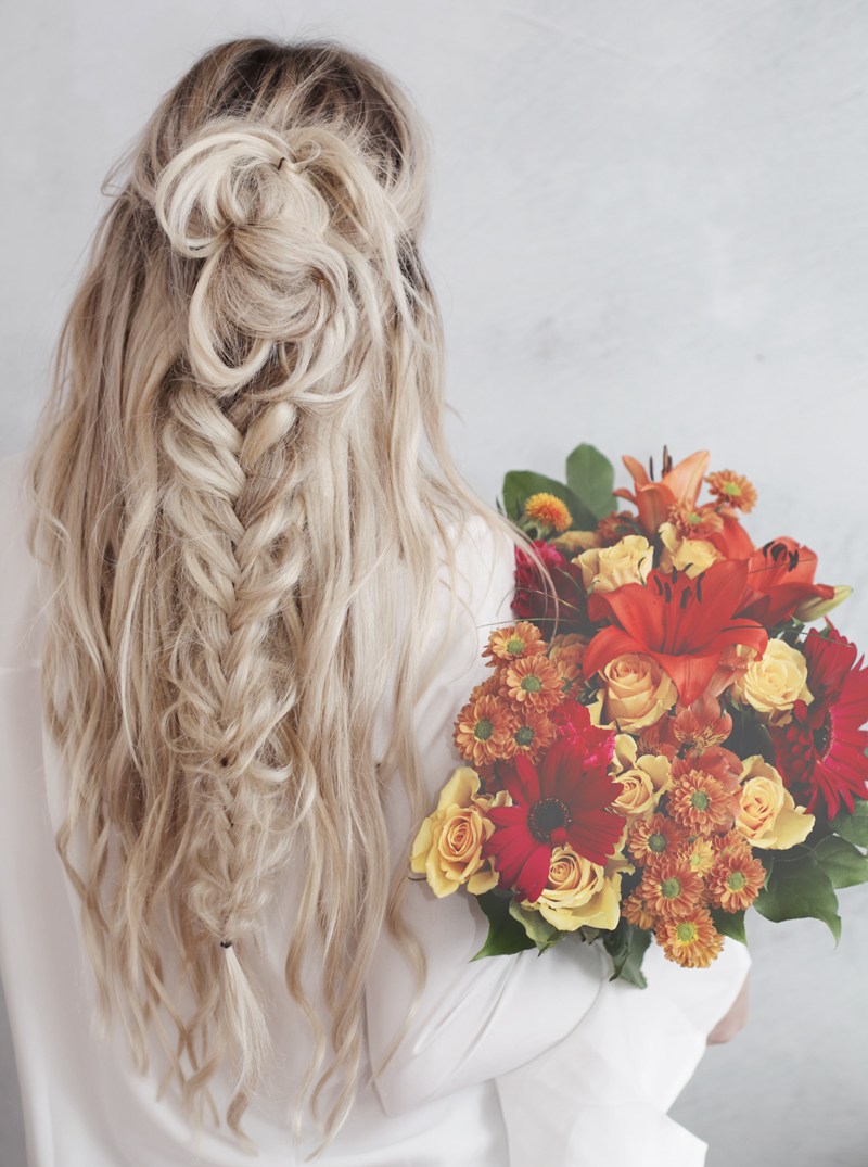 Boho Braid & Top Knot 