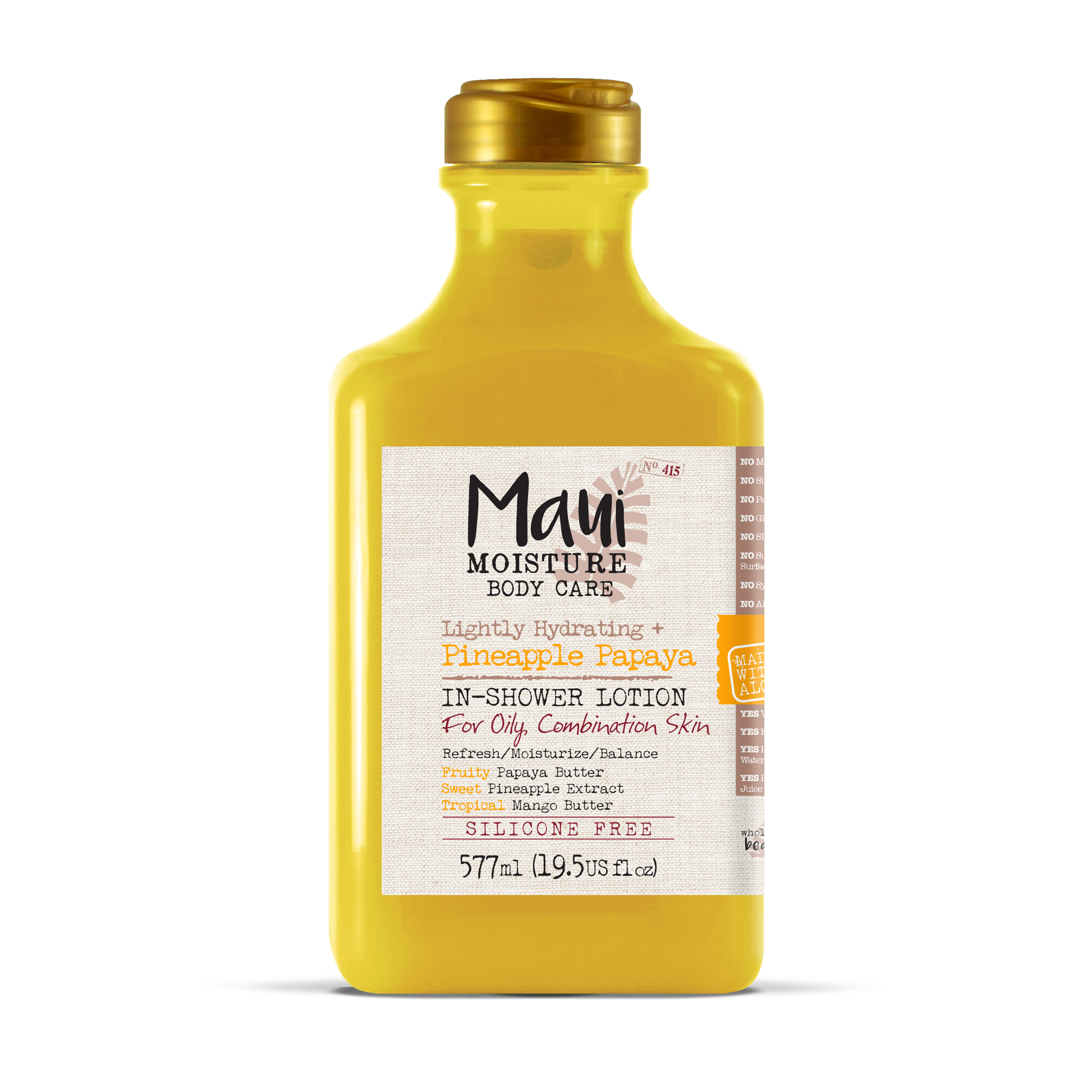 Maui Moisture Lightly Hydrating Pineapple + Papaya In-Shower Lotion 