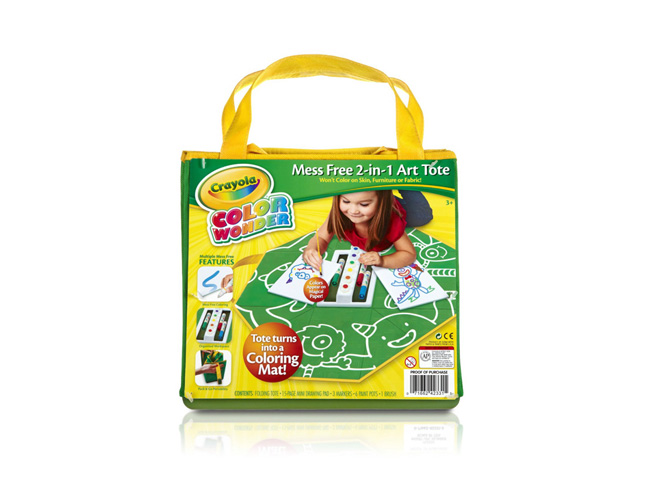 Crayola Color Wonder Mess Free 2-in-1 Art Tote