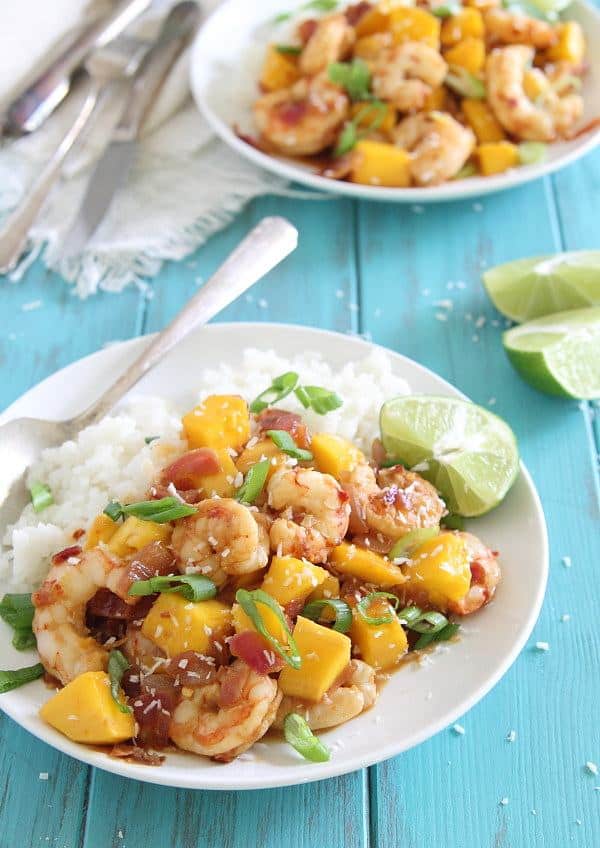 Sweet and Spicy Mango Shrimp