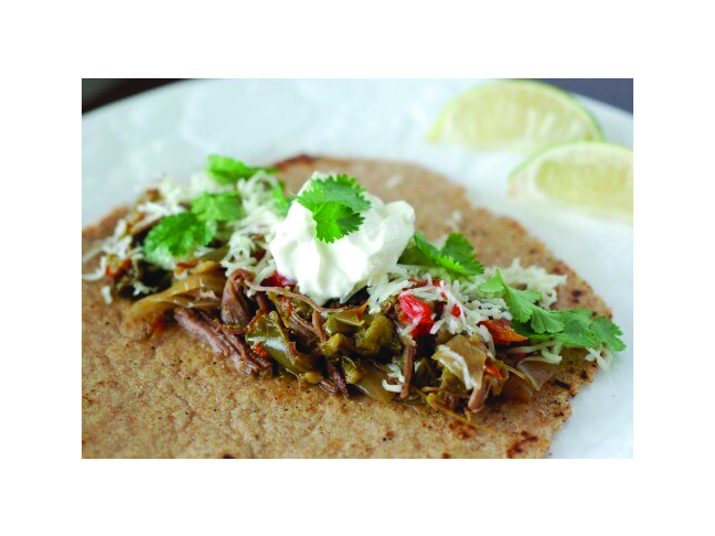 Slow Cooker Flank Steak Fajitas