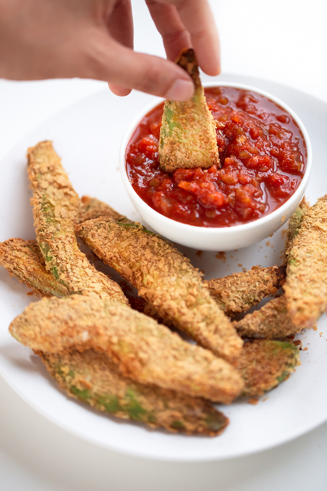 Vegan Baked Avocado Fries  