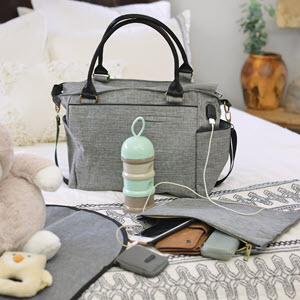 Mogix Smart Baby Device-Charging Diaper Bag