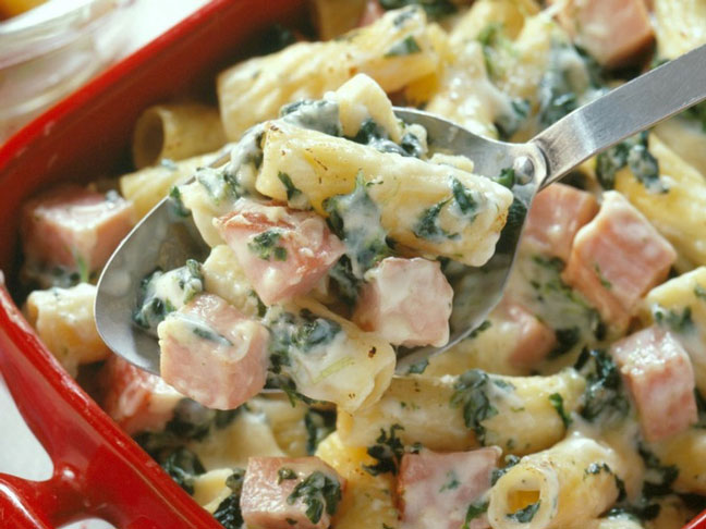 Ham and Rigatoni Casserole