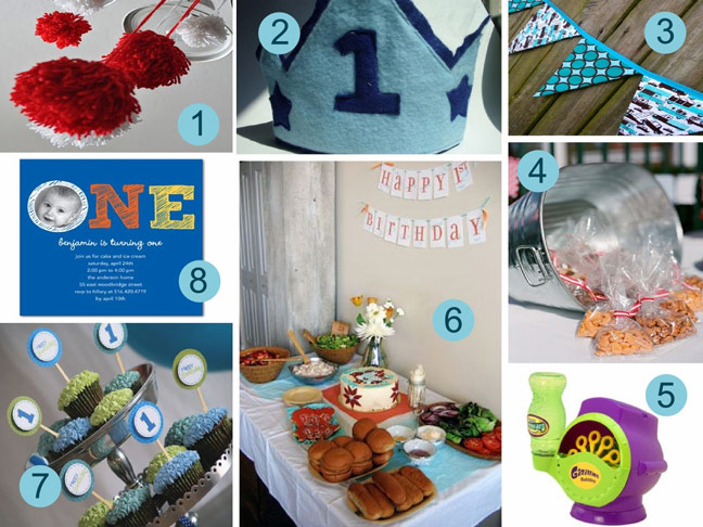 Boy's First Bithday Party Ideas